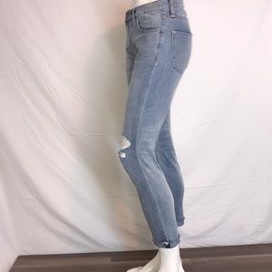 Express Jeans Girlfriend Distressed